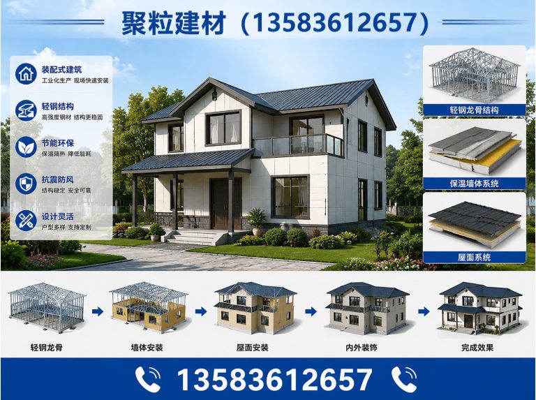 昌乐县轻钢别墅展示图